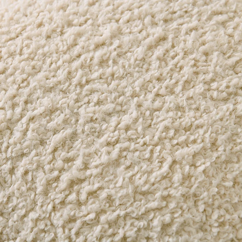 NordECO HOME Faux Fur Throw Pillow Covers Soft Teddy Polyester Square Throw Pillow Cover & Reviews | Wayfair