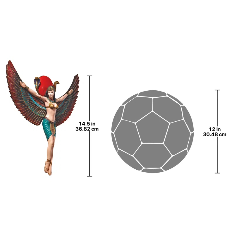 Design Toscano Egyptian Goddess Isis Wall Sculpture