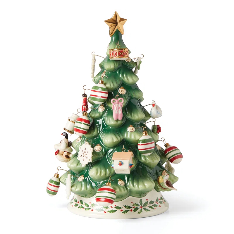 Lenox 26 Piece Treasured Traditions Advent Calendar Tree Set