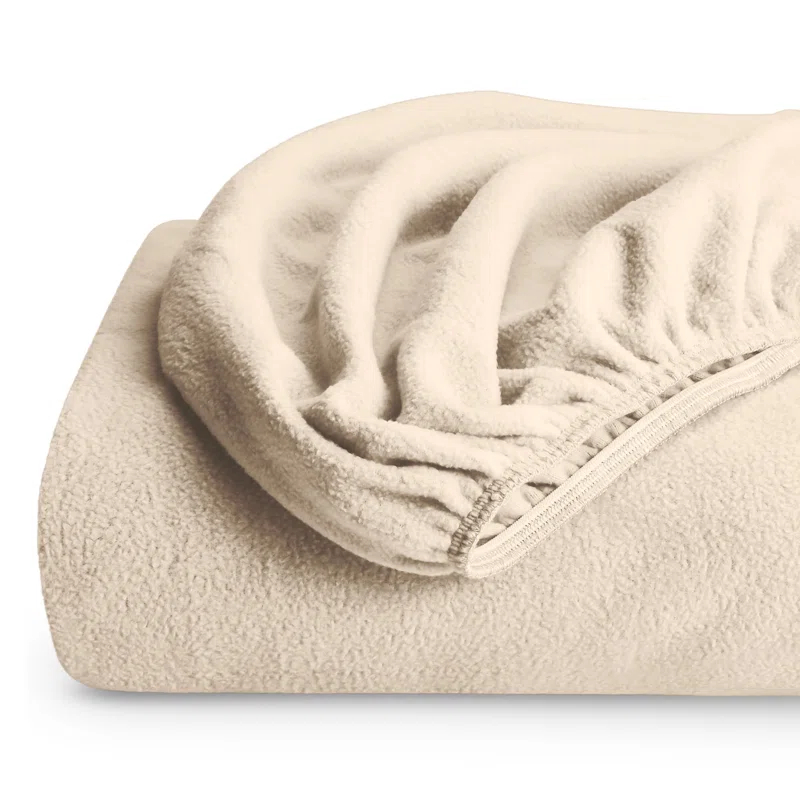 Bare Home Micro Fleece Super Soft Fitted Sheet