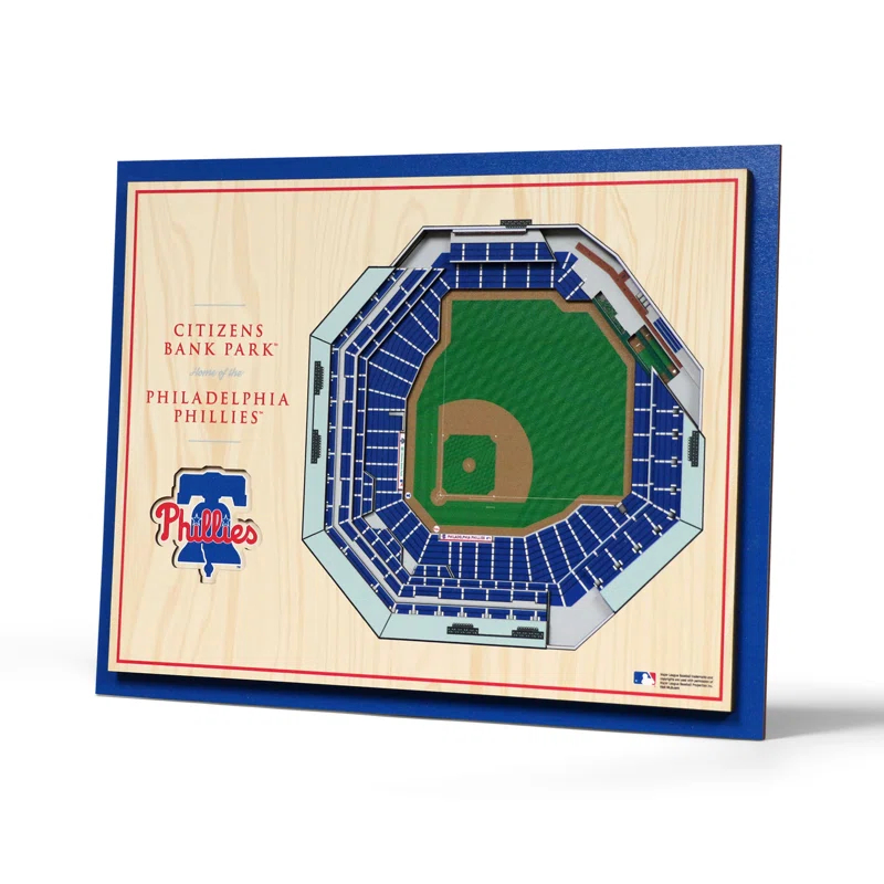 MLB 5-Layer StadiumViews 3D Wall Art