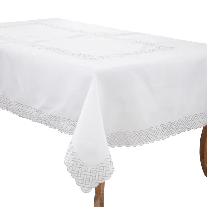 Tablecloth With Braid Embroidery