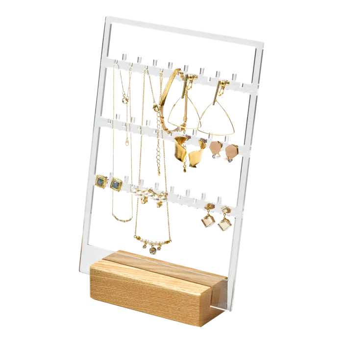 Yamazaki Home Rin Plastic Jewelry Stand