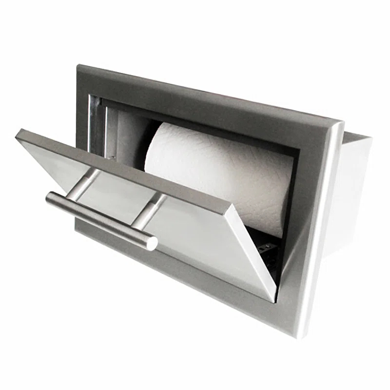 XO Appliance Stainless Steel Wall / Under Cabinet Mounted Paper Towel Holder