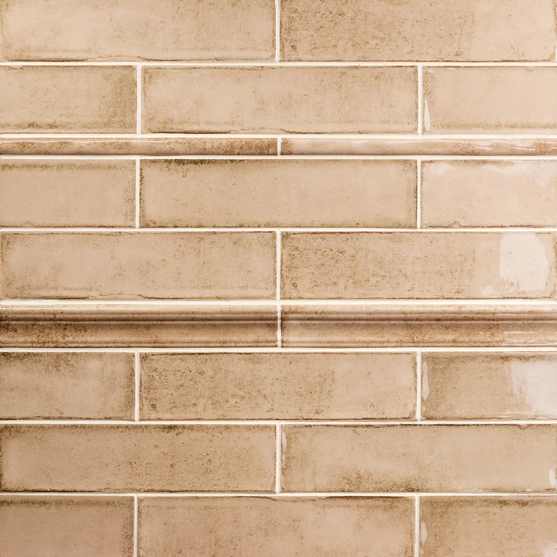 Bond Tile Chateau 12" x 2" Ceramic Quarter Round Tile Trim