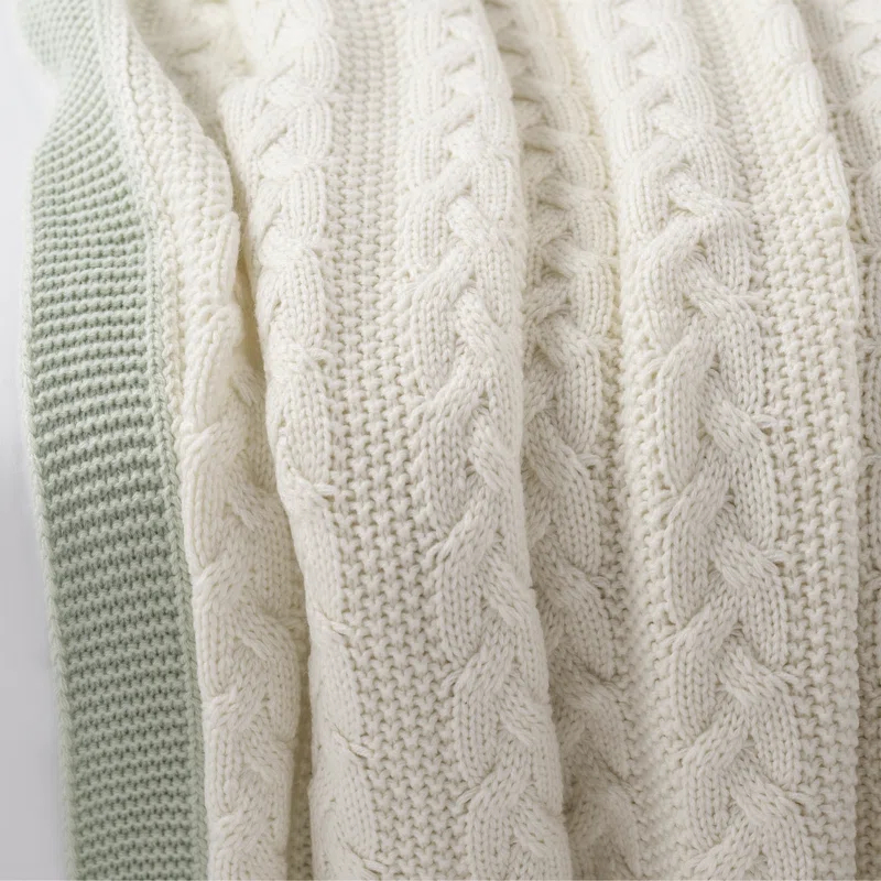 Allied Home Cable Knit Throw Blanket
