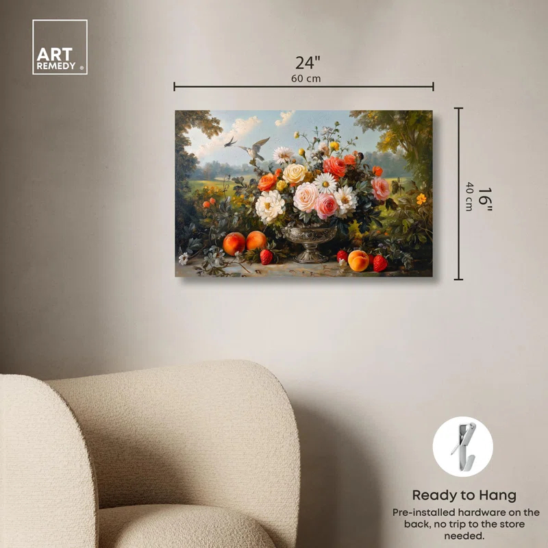 Art Remedy Dreamscape Flora II Canvas Classic Floral Art by Art Remedy