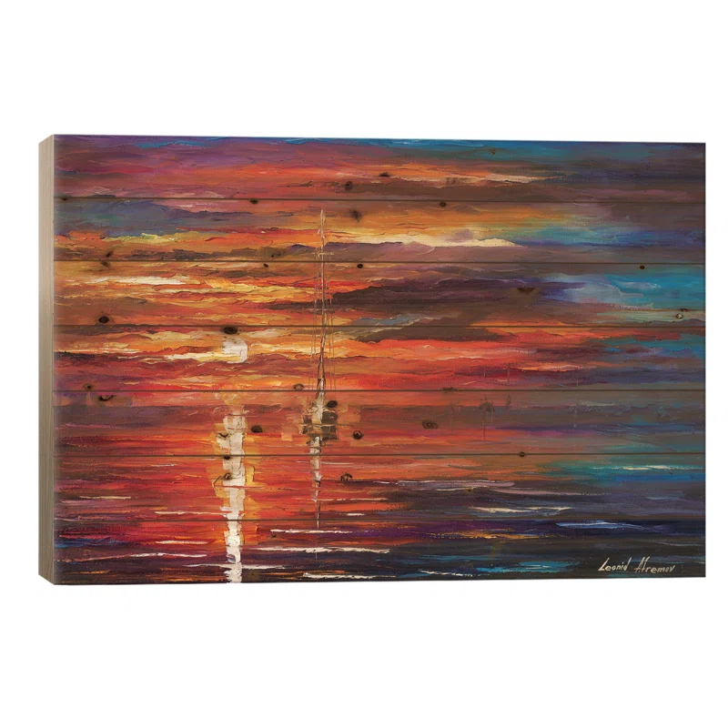 Ivy Bronx Bampt " Sky Glows " by Leonid Afremov
