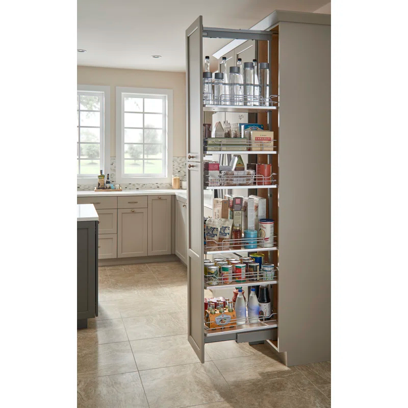 Rev-A-Shelf Rev-A-Shelf Adjustable Solid Surface Pantry System for Tall Pantry Cabinets