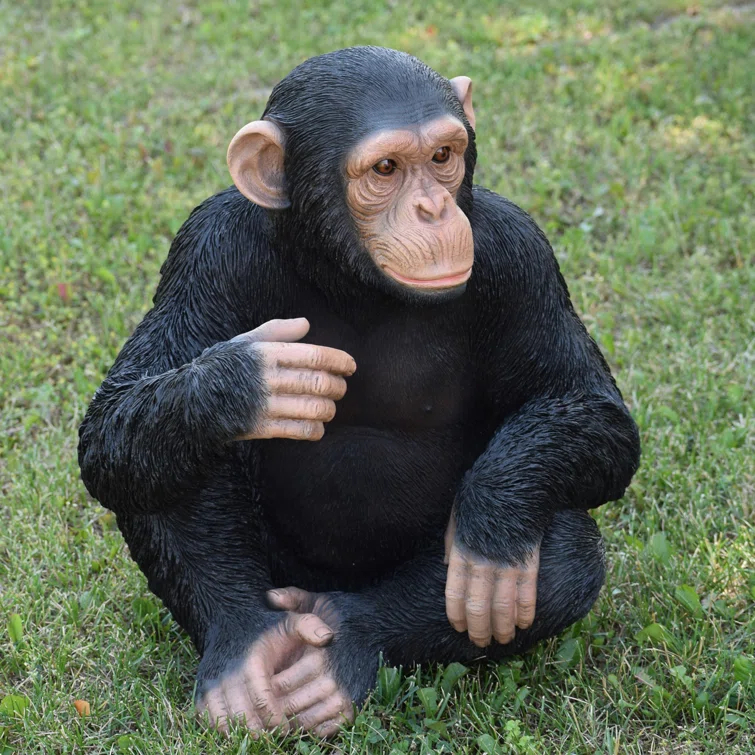 Hi-Line Gift Ltd. Monkey Sitting Statue