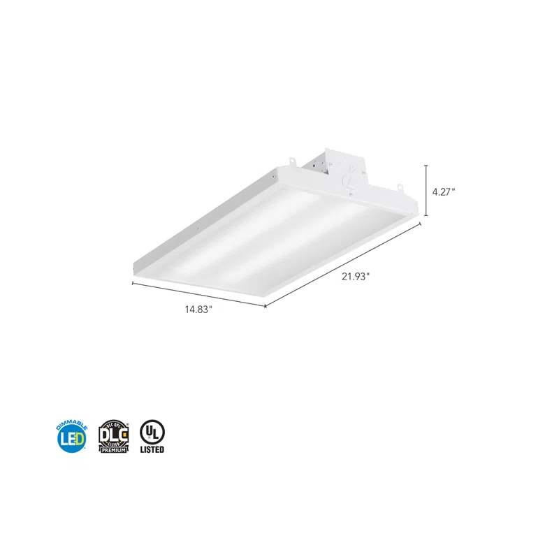 Lithonia Lighting Dimmable Rectangle High Bay Ceiling Light