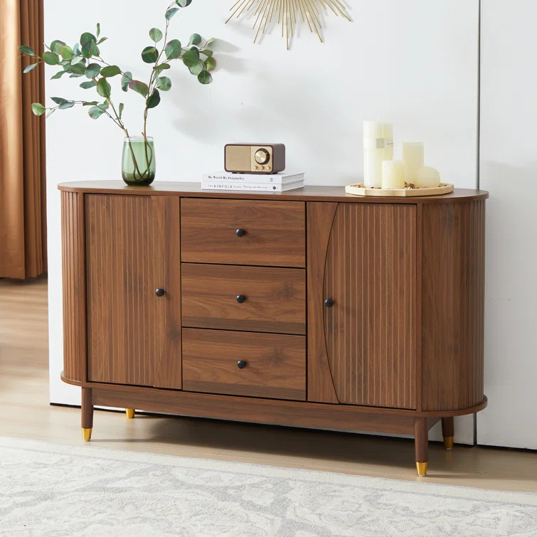 George Oliver Evana 55"Sideboard with 3 Drawer