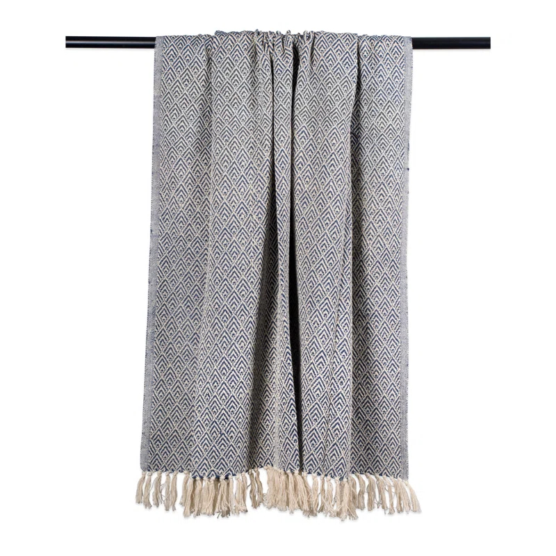 Design Imports Hand Woven Throw Blanket