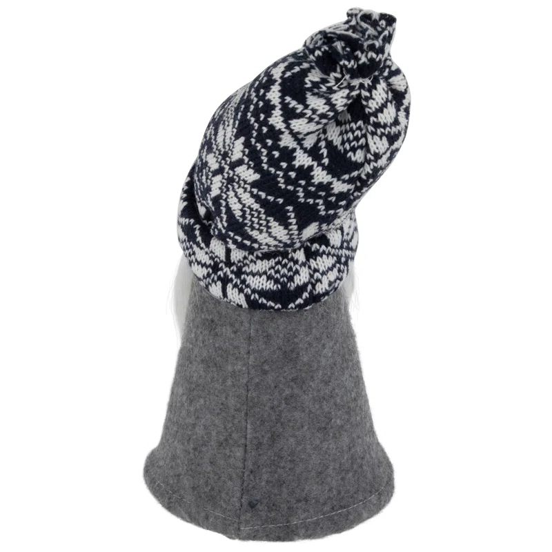 Northlight Seasonal 8" Big Nose Plush Blue Santa Gnome Christmas Figure