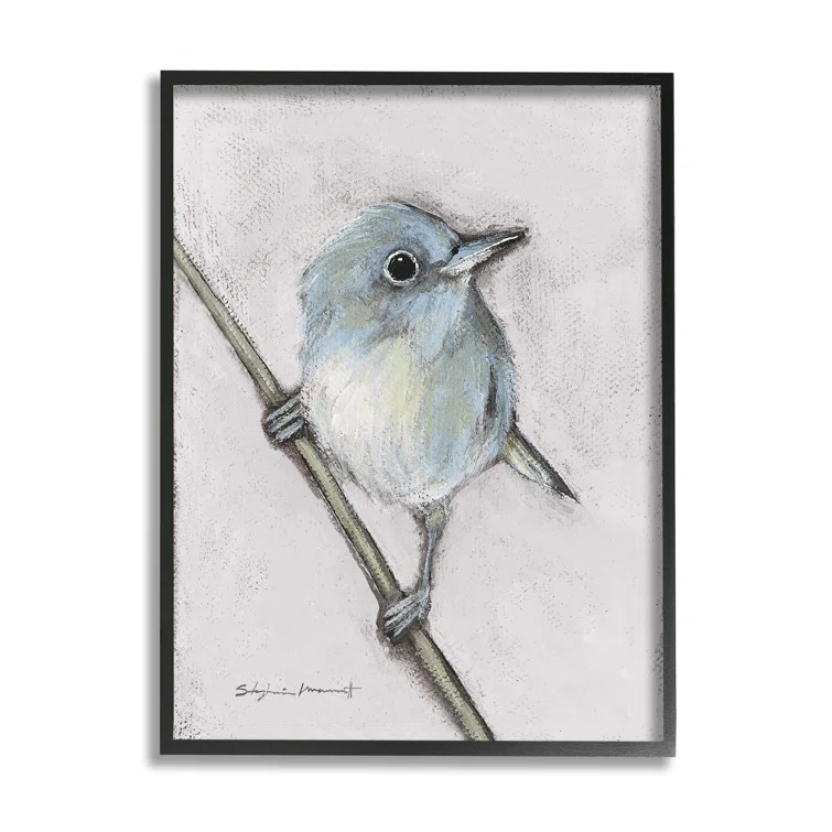 Stupell Industries " Wildlife Perched Bird "