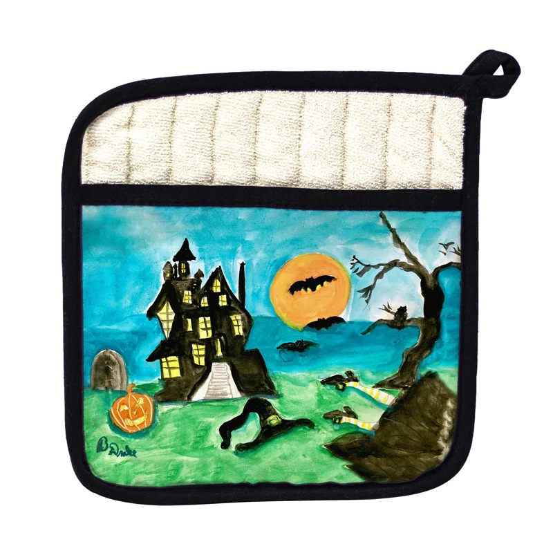 Betsy Drake Interiors Sailboats Tacking Pot Holder