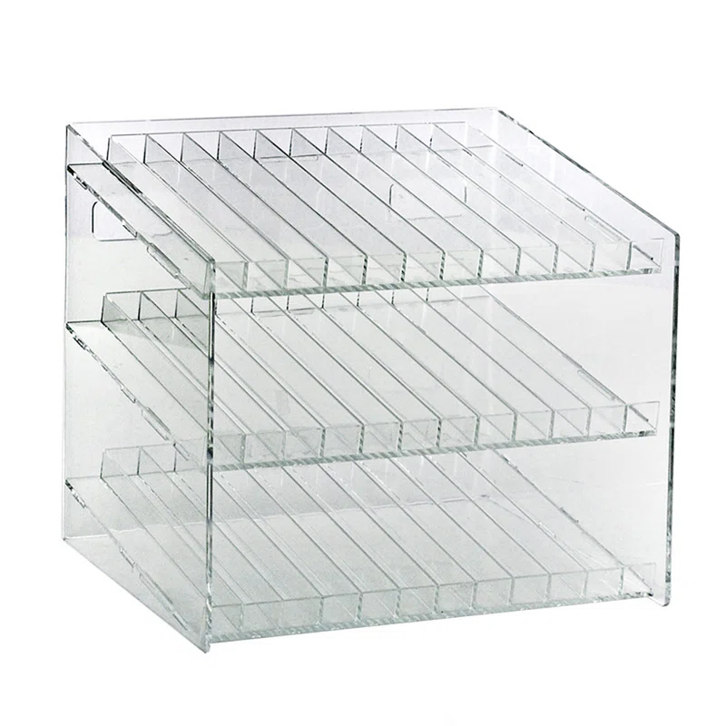 Azar Displays Three-Tier 36 Compartment Display, 12-Comp per Tier. Dimensions: 12"W x 8.5"D x 10.5"H