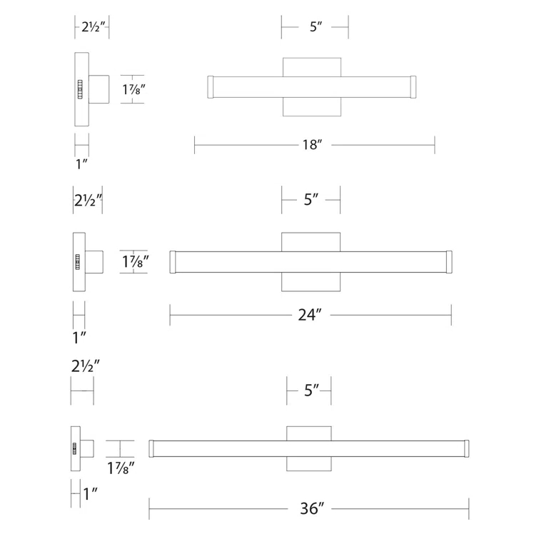 WAC Limited Slim 36" Dimmable LED Bath & Vanity Light