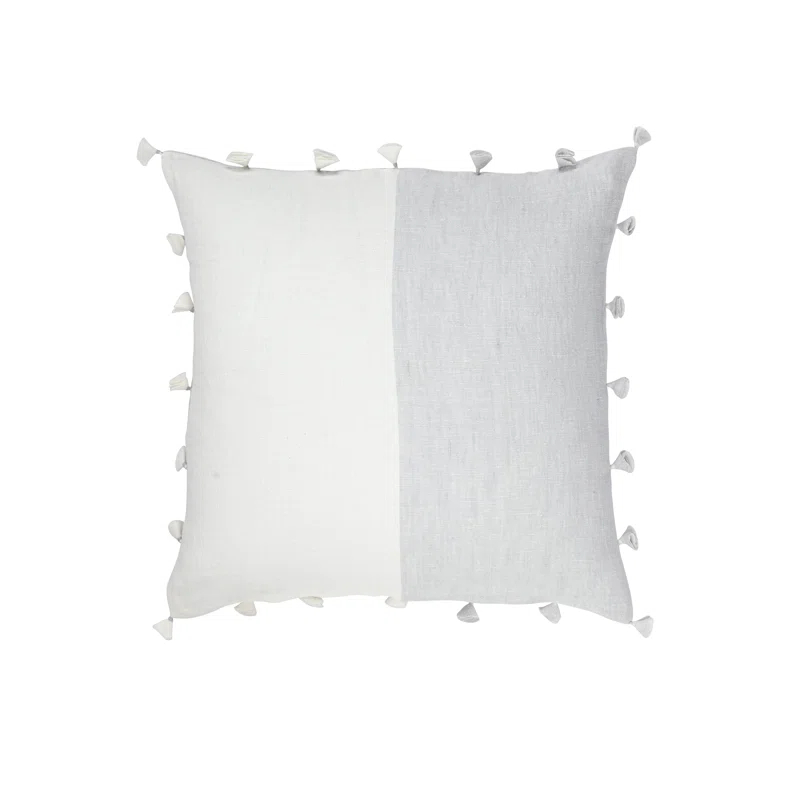 Anaya Luxe Tassels Feather Throw Pillow