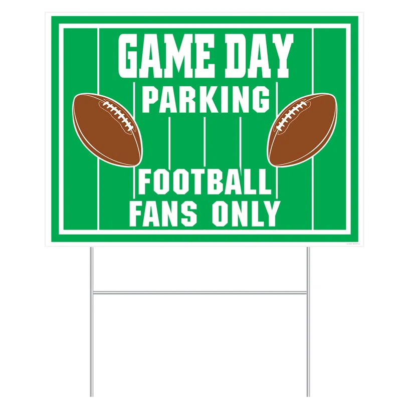 The Beistle Company Football Signs