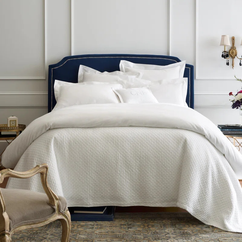 Peacock Alley Juliet Standard Cotton Modern & Contemporary Coverlet/Bedspread