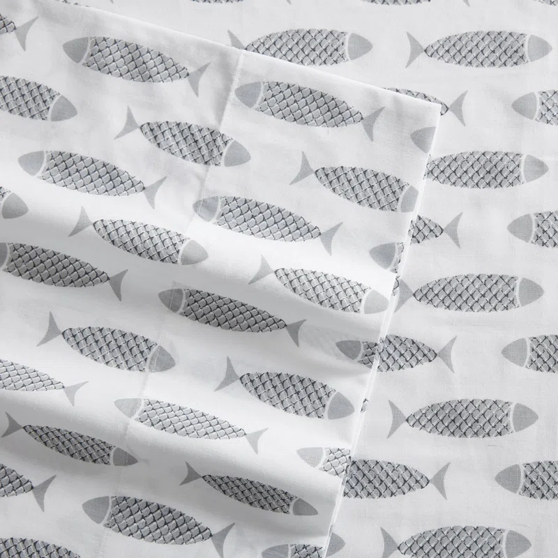 Nautica Nautica Printed Cotton Percale Sheet Sets