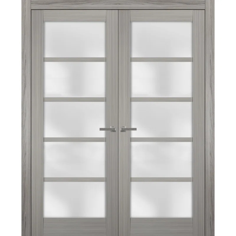 SARTODOORS Quadro Frosted Glass French Doors