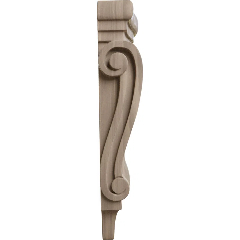 Ekena Millwork Small Traditional Pilaster Wood Corbel | Wayfair