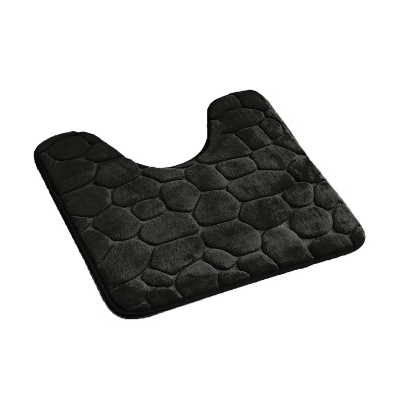 Evideco Pebbles 3D Contour Mat Microfiber Memory Foam 20' x 20"