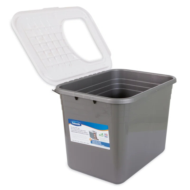 Plastic Enclosed Litter Box