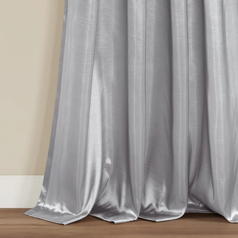 Lush Decor Polyester Semi Sheer Curtain Pair (Set of 2)
