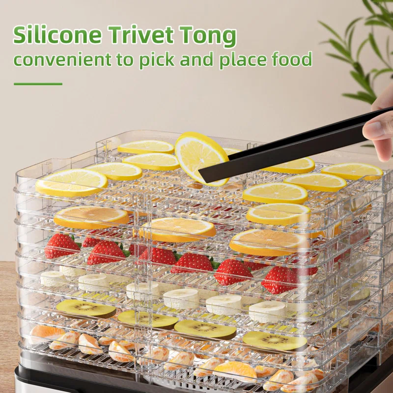 MASTER CRAFT WINDOW AND DOOR Food Dehydrator Machine Dryer For Jerky: Stainless Steel Dehydrater For Fruit Herb - Digital Food Drier For Meat Beef Dehydration