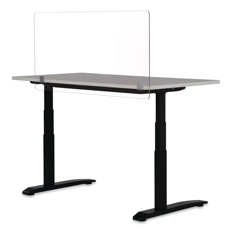 Safco® Plastic/Acrylic 1 Panel Desk Divider