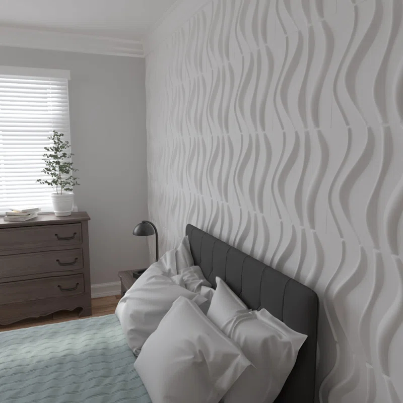 Ekena Millwork Wave EnduraWall Decorative 3D Wall Panel