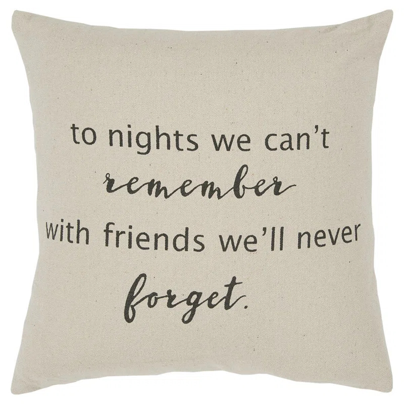 Rizzy Home Cotton Throw Pillow