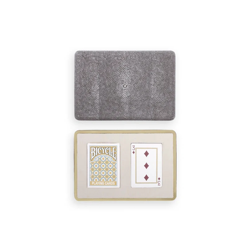 AERIN AERIN Leather Playing Cards