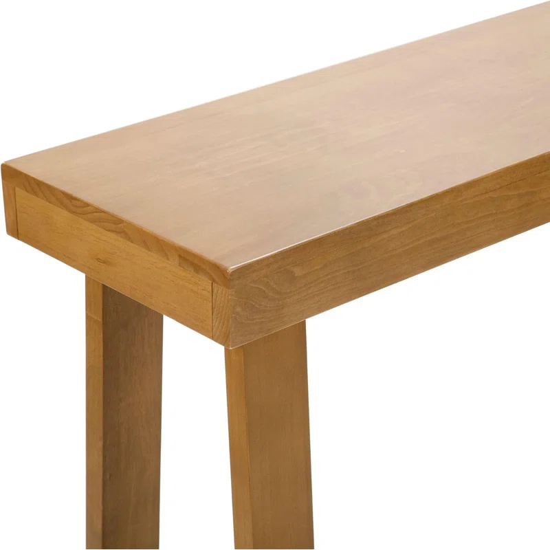 17 Stories Solid Wood Console Table, 66 Inch, Sofa Table, Narrow Entryway Table for Hallway