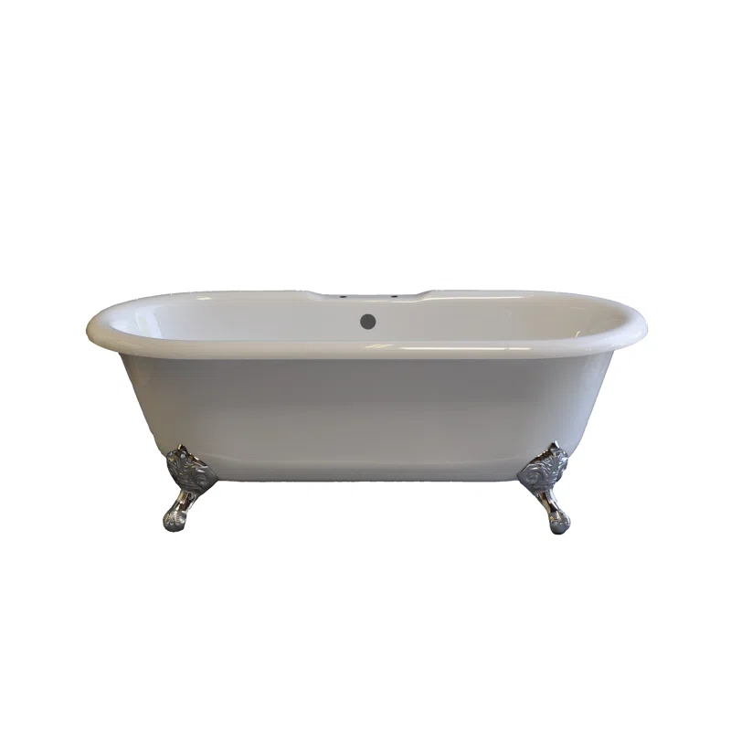 Strom Living P0948W Arcadia 66" x 31" Soaking Acrylic Bathtub