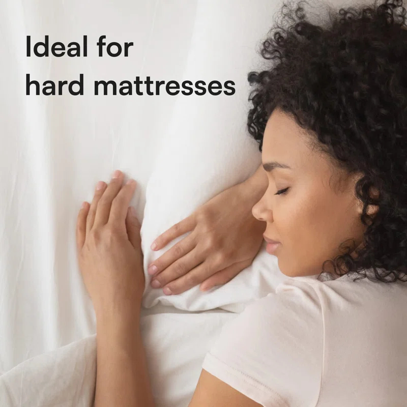 White Noise Rayon From Bamboo Queen Mattress Topper, Thick Cooling Breathable Pillow Top Mattress Pad For Back Pain Relief,(Green/Queen)