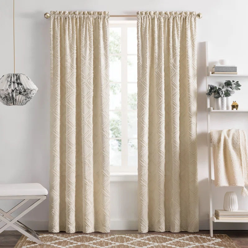 Achim Importing Co Polyester Semi Sheer Curtain Single Panel