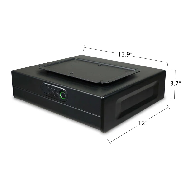 Home Defense Quick Access Drop Action Gun Safe with Biometric Lock