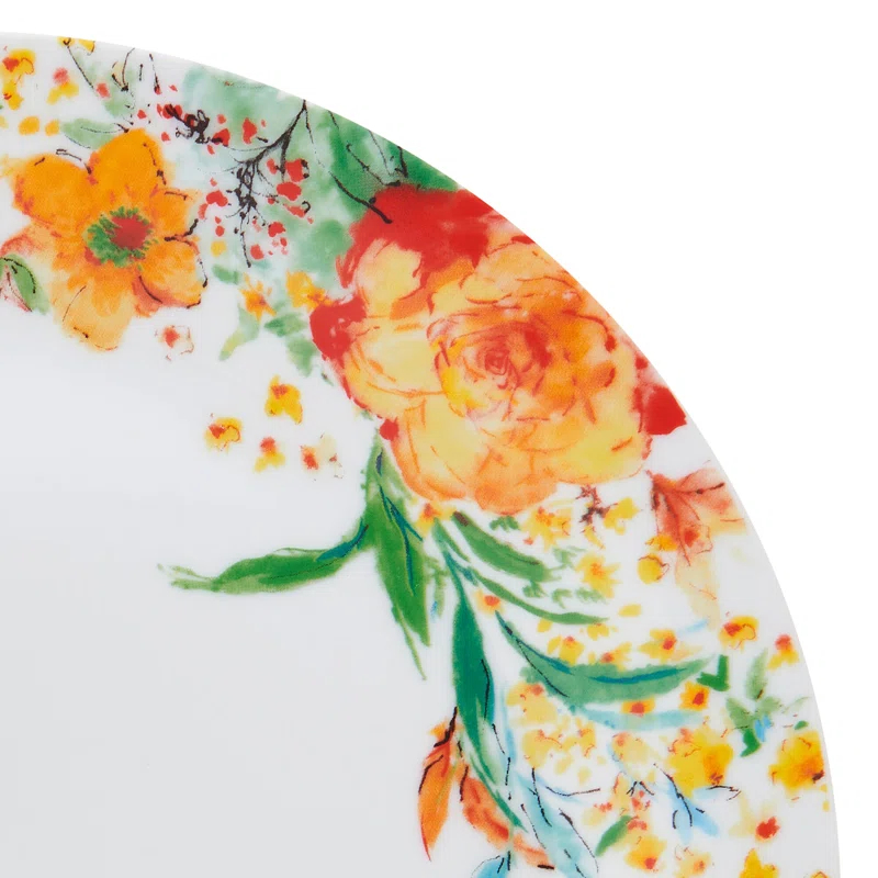 Fitz and Floyd Fitz and Floyd Garden Delight 32-Piece Porcelain Dinnerware Set, Service for 8