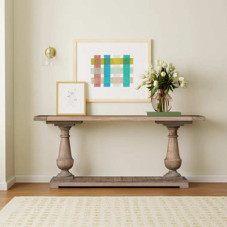McKew 71'' Solid Wood Console Table