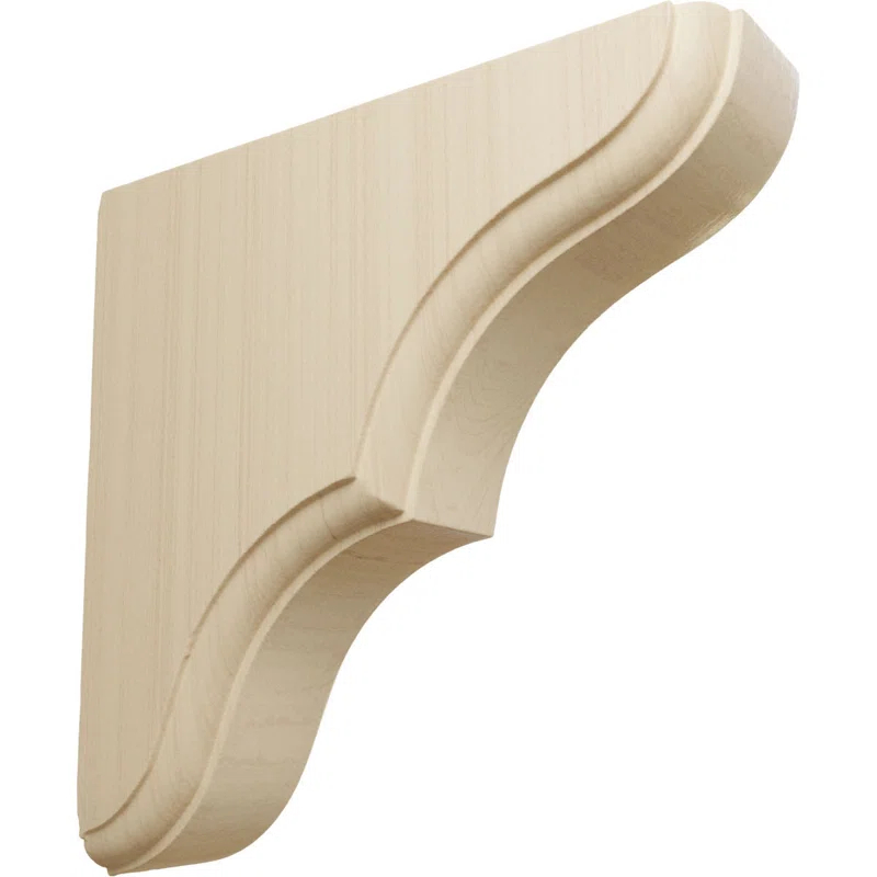 Ekena Millwork Stratford H 1.75'' W D Wood Bracket / Corbel