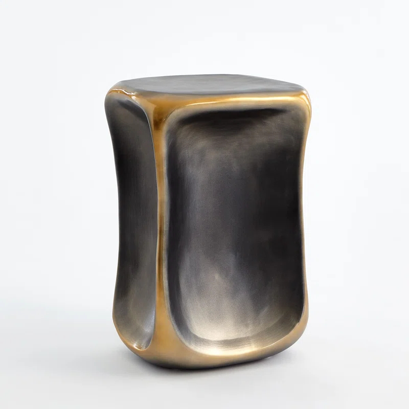 Formation Accent Table-Black/Gold-Lg