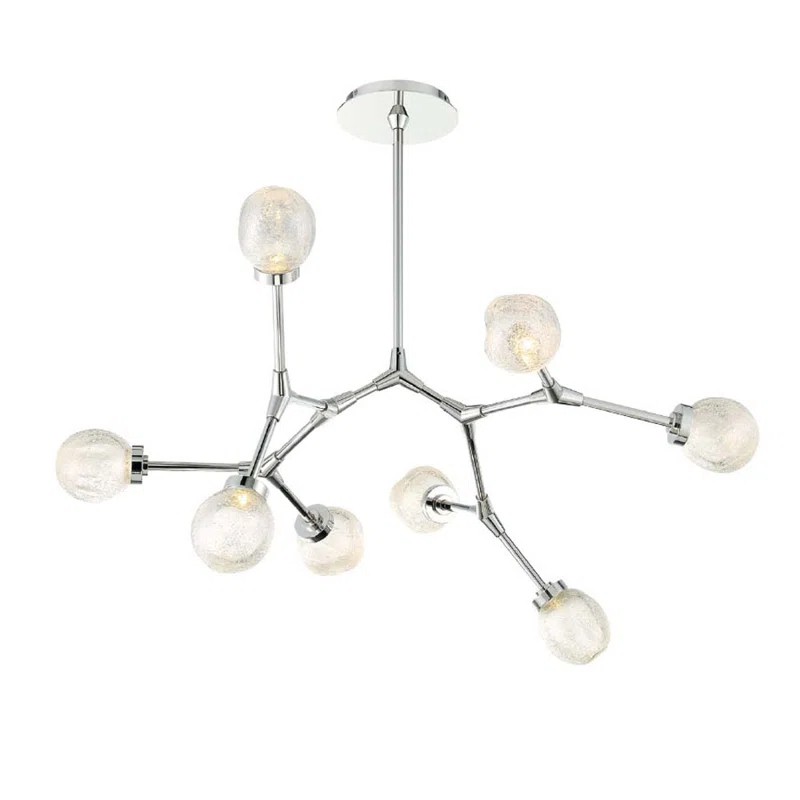 Modern Forms Catalyst 8 - Light Dimmable LED Sputnik Modern Linear Chandelier