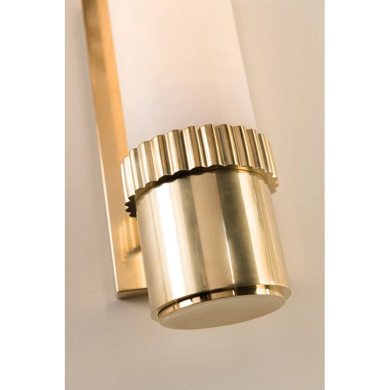 Hudson Valley Lighting Argon Solid Brass Flush Mounted Sconce