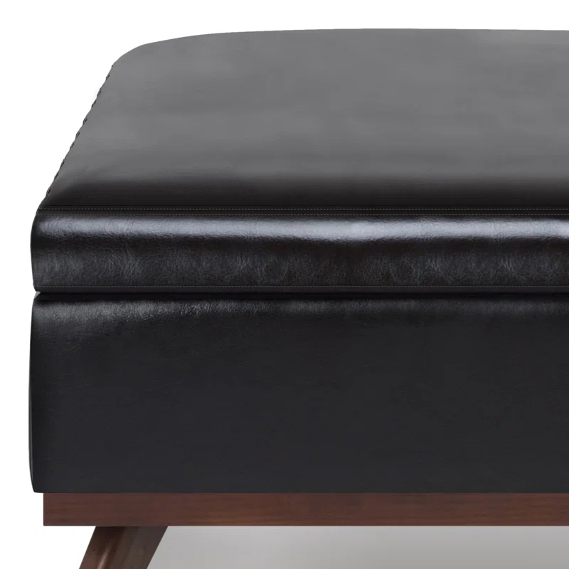 Owen Faux Leather Ottoman