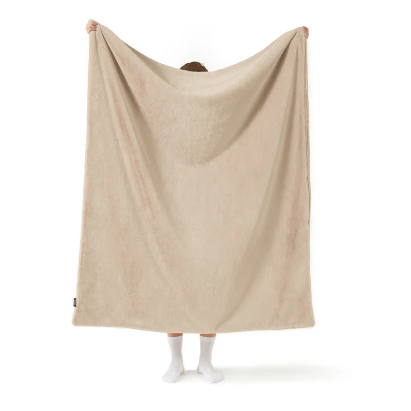 Allisandro Double-Sided Soft and Luxurious Faux Fur Throw Blanket