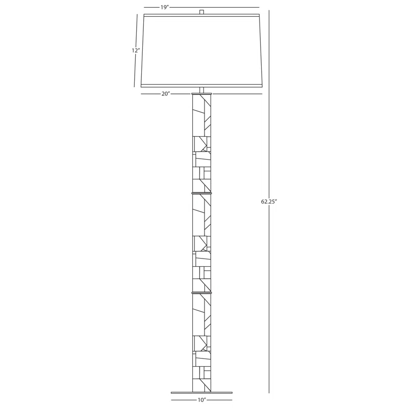 Deane Metal Floor Lamp (62")